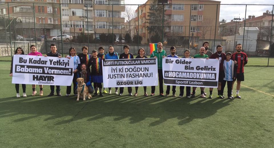 Özgür Lig homofobiye karşı top koşturdu Kaos GL - LGBTİ+ Haber Portalı
